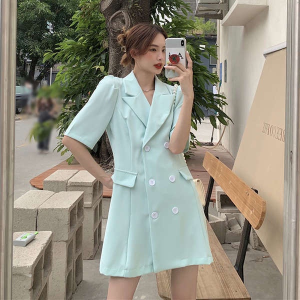 Áo khoác blazer nữ mỏng mùa hè 2021 mới phù hợp với váy khí khí nhẹ nhàng phong cách ánh sáng