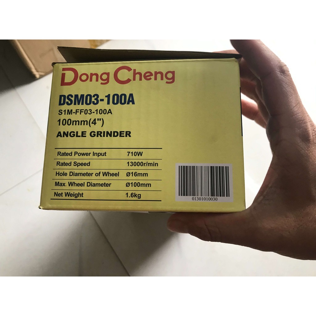 Máy Cắt Tay, Máy Mài Góc, Dongcheng, DSM03-100A, Công suất: 710W