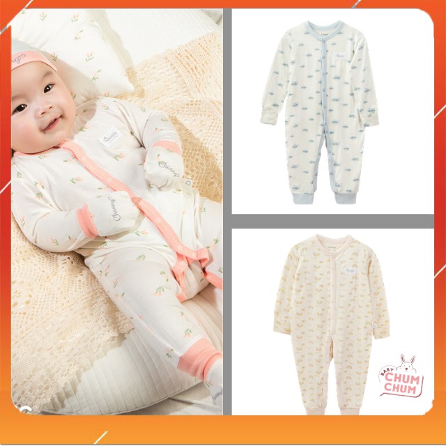 Body Cotton Dài Cho Bé Cúc Giữa Summer Xanh Da Trời Chaang  Babychumchum