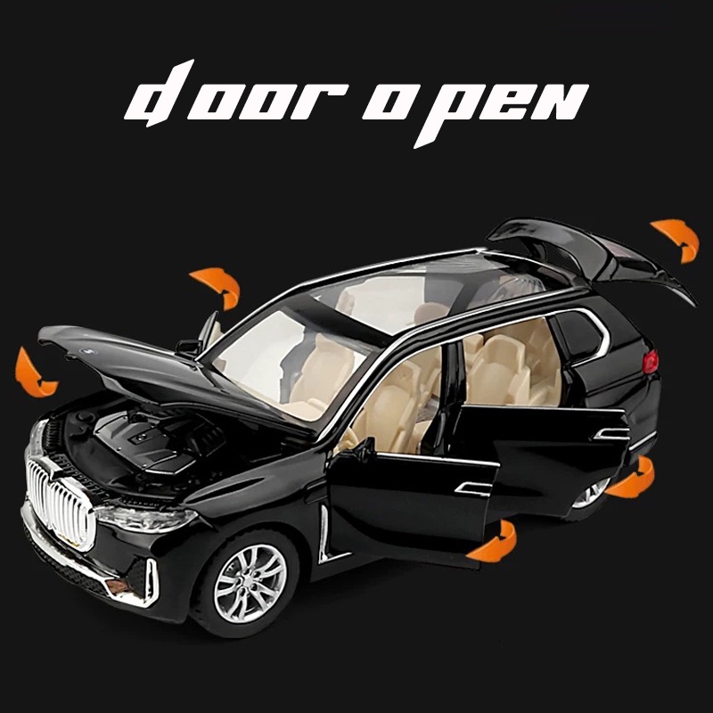 Mô Hình Xe Hơi BMW X7 Bằng Hợp Kim Tỉ Lệ 1: 32 Có Đèn Và Nhạc
