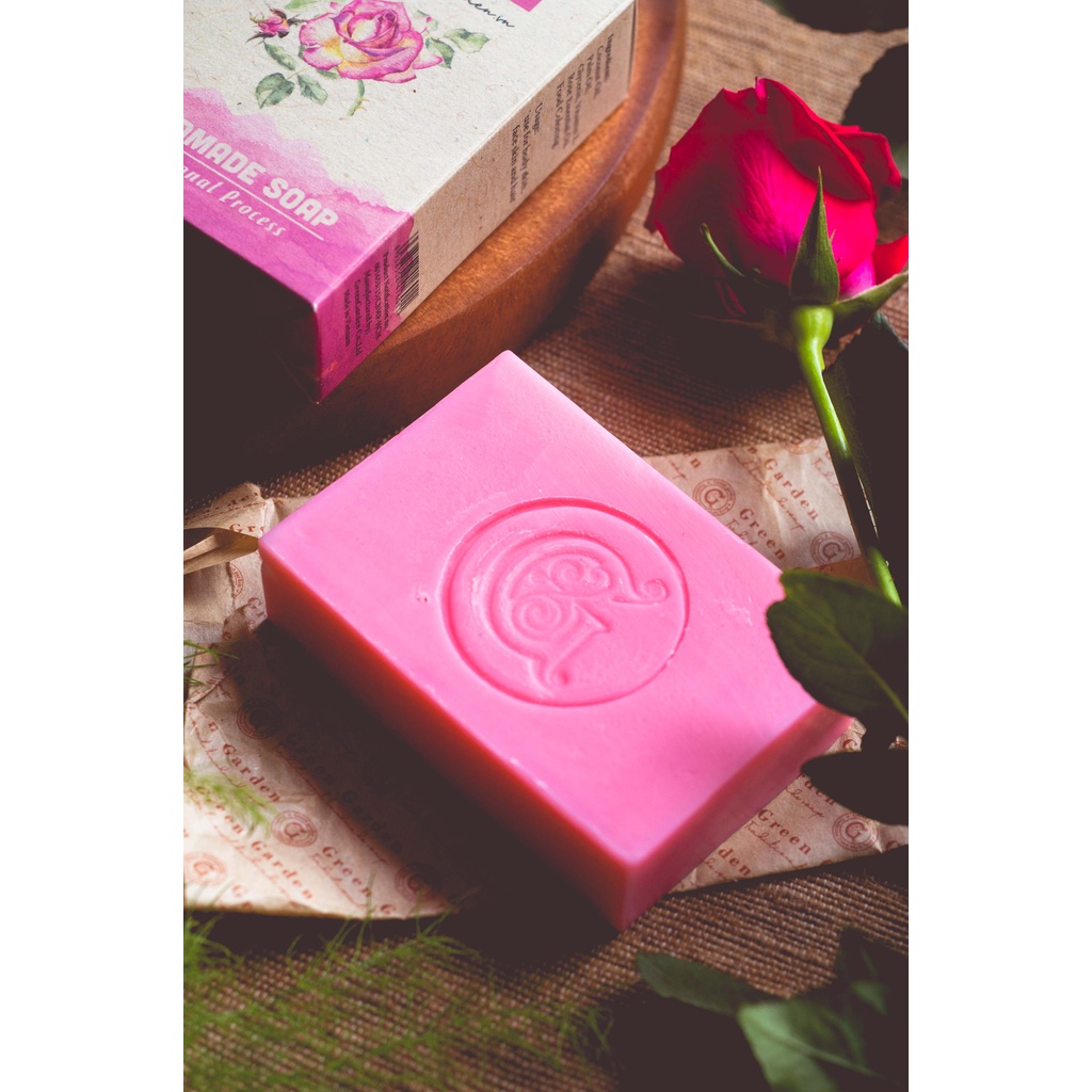 Xà phòng handmade Hoa Hồng từ Green Garden