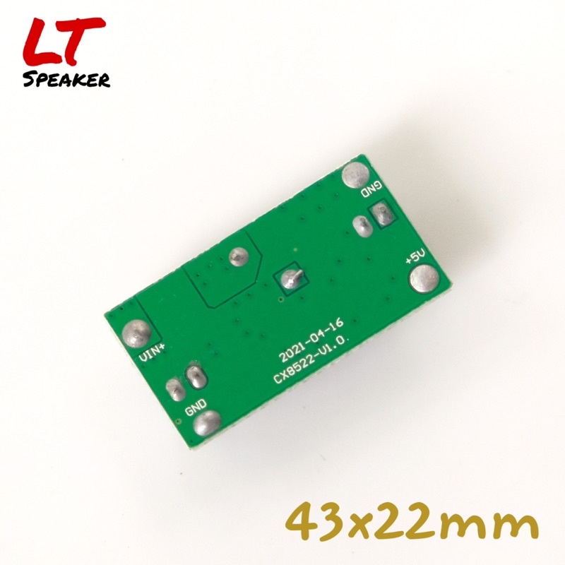 Mạch hạ áp cố định 5V 2A input DC 12-24V - Đầu ra cố định không thể thay đổi