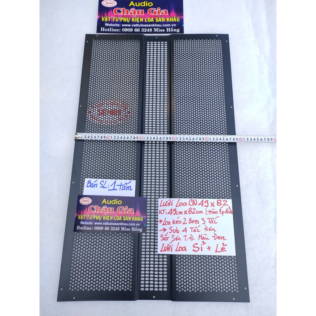 Lưới loa 49cm x 82cm 1 tấm Audio Châu Gia
