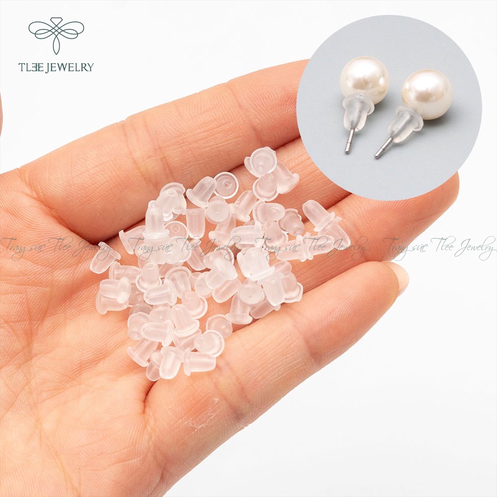 Chốt khuyên tai TLEE JEWELRY silicon NCJ B0147