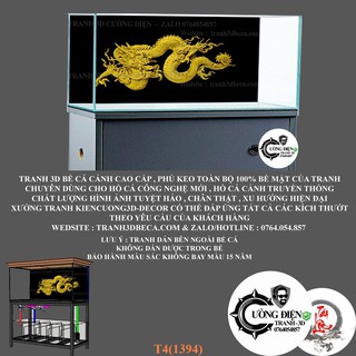 Tranh decal hồ cá_nhiều kích thước