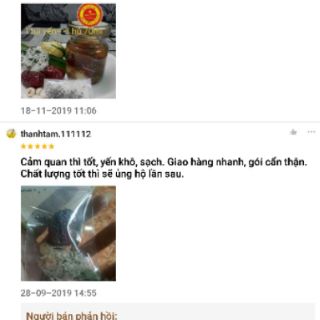 Combo 10 túi yến nguyên chất