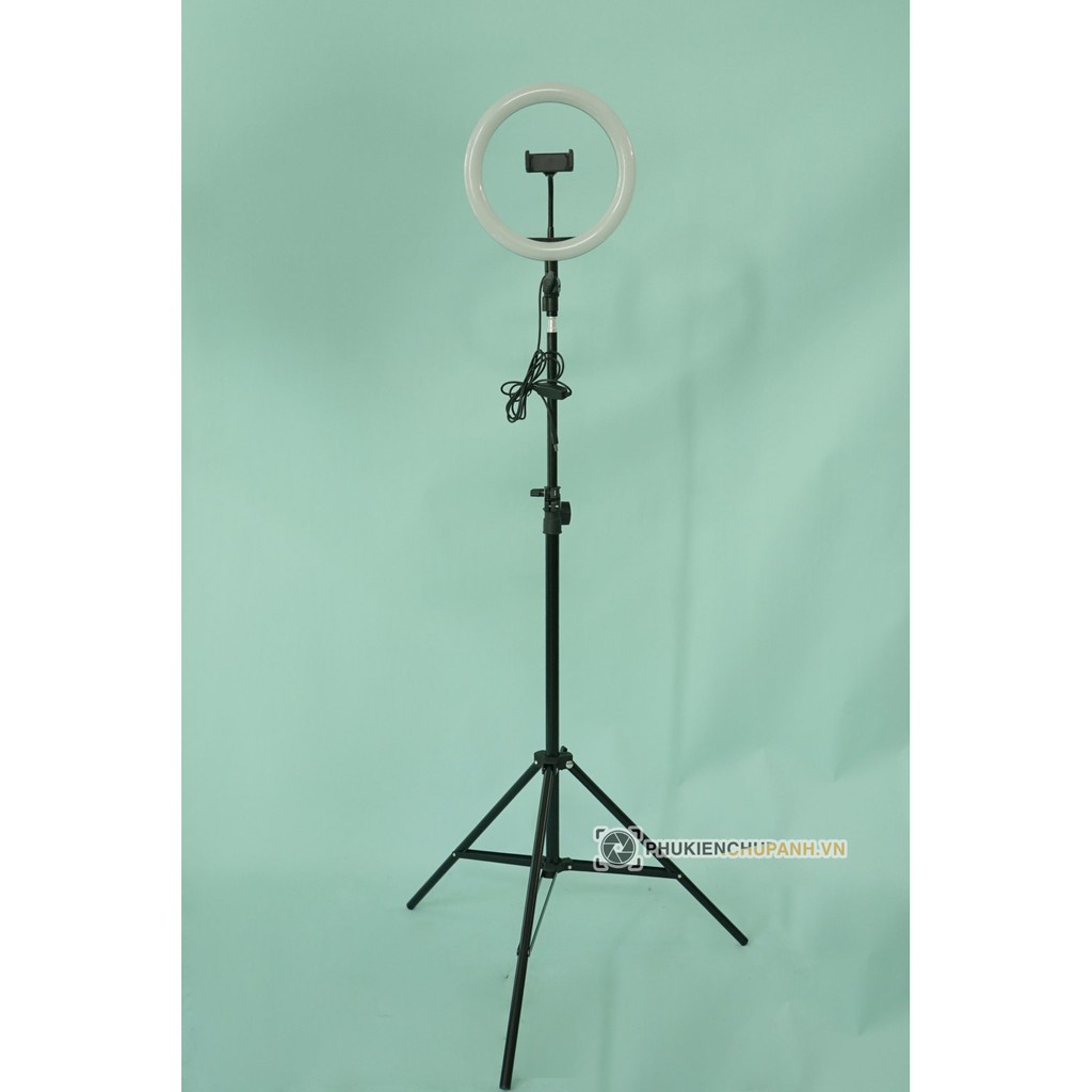 Bộ Đèn Led Livestream Size 26cm (Kèm Cả chân Đỡ & kẹp điện thoại)