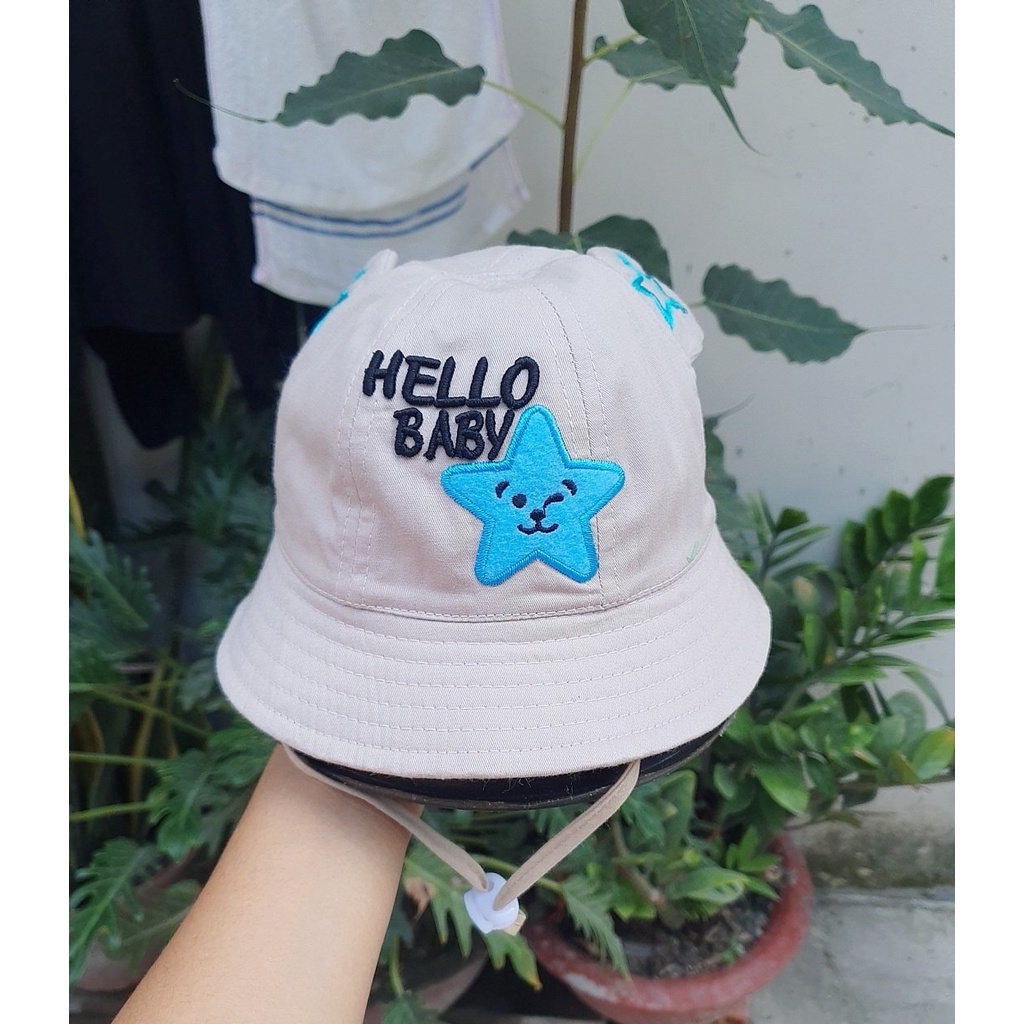 Mũ vành ngôi sao có mái che chống bụi cho bé 2-4 Tuổi