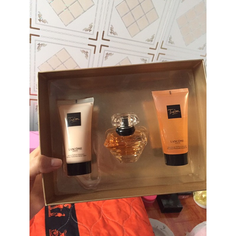Pass Set nước hoa Lancome tresor new 100%