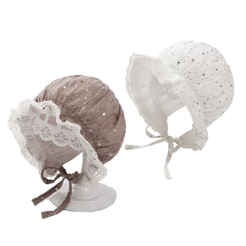 wit♣ Newborn Cute Princess Cap Infant Toddler Baby Bonnet Girls Summer Sun Hat Gifts
