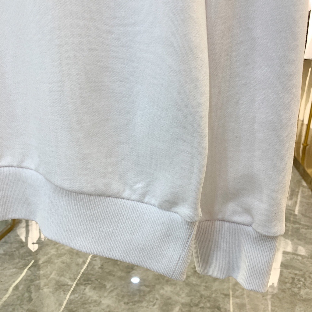 Balma1n 2021 Áo sweater cotton tay dài cổ tròn in chữ phong cách mới cho nam