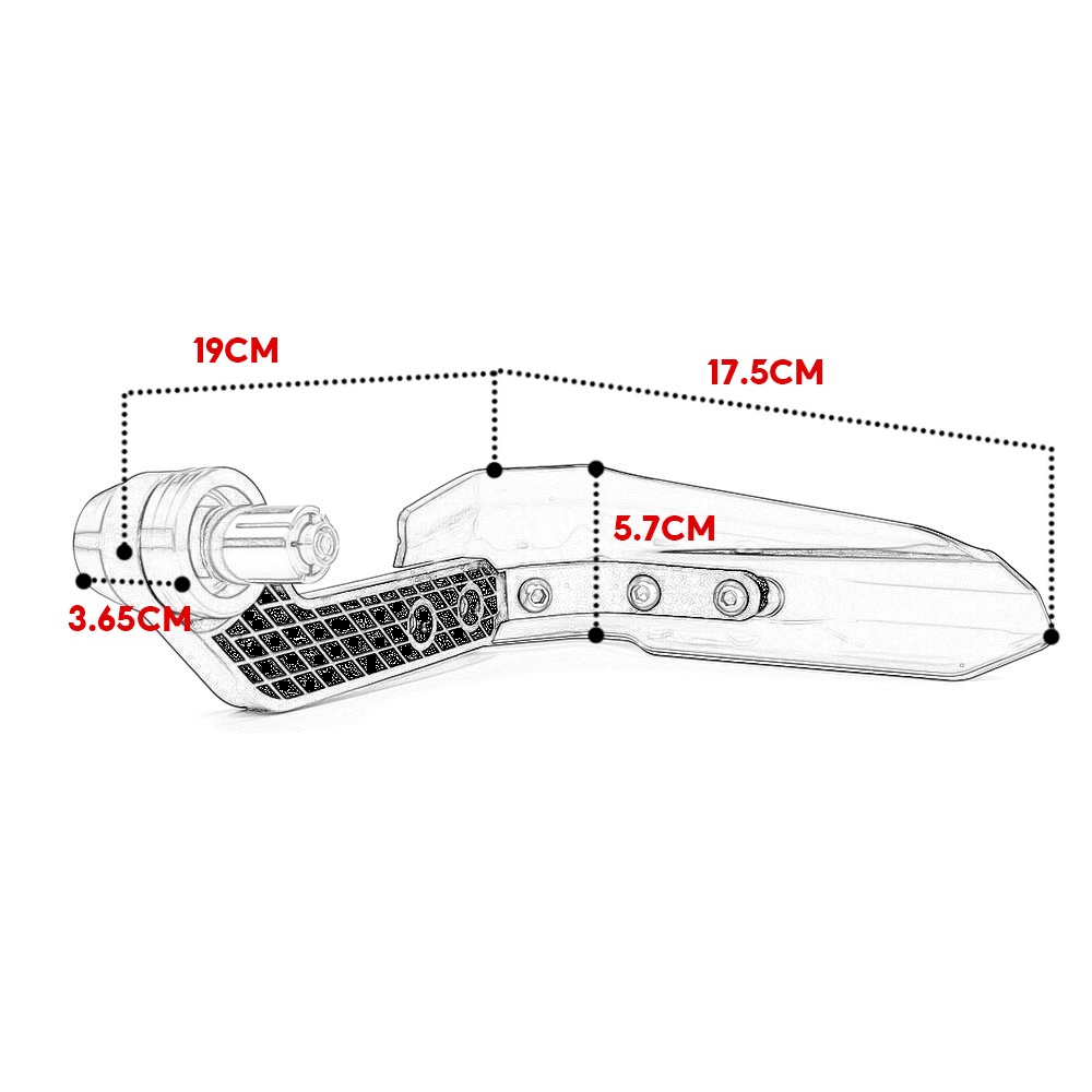 Vỏ Bọc Bảo Vệ Tay Thắng Xe Mô Tô YZF NINJA400 NMAX NVX GTS DUKE CLICK