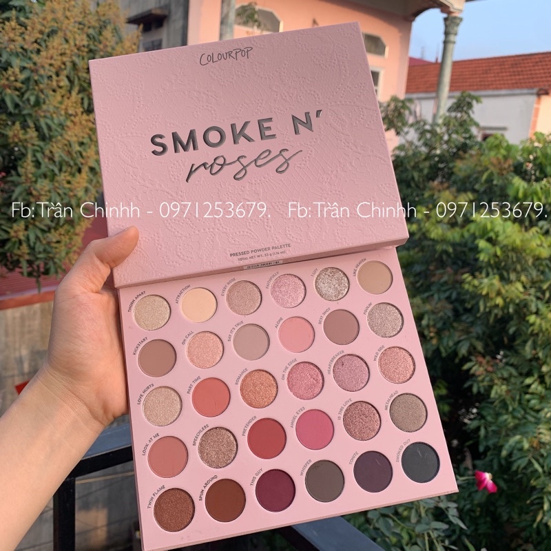 Có sẵn - Bảng phấn mắt Colourpop Smoke N Roses EyeShadow Palette