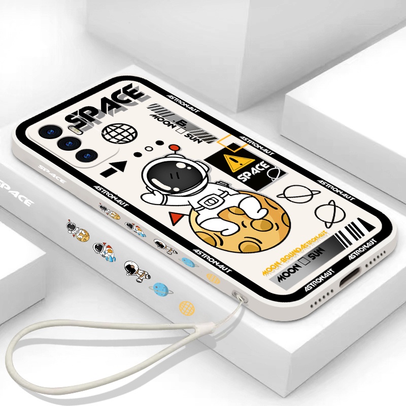 Ốp Điện Thoại silicon mềm ốp lưng phi hành gia Nasa thích hợp cho Vivo V21 V21e 4G/5G V23 V23E Y71T Y73 V15 pro