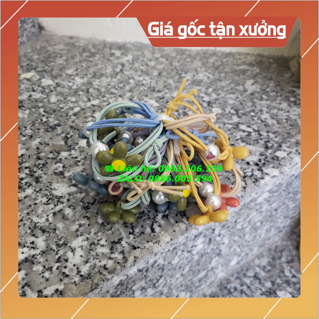 [ĐỆP] CHUN BUỘC TÓC HOA QUẢ SIÊU CUTE ĐƯỢC CHỌN KIỂU