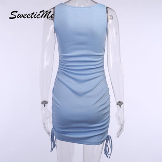 Váy xếp ly không tay mới của SweeticMe dành cho nữ