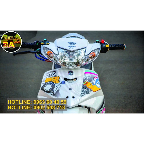 Tem xe sirius turbo bao chất bao đẹp