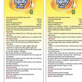 Thạch Canxi Bijelly Hỗ Trợ Phát Triển Chiều Cao, Xương Răng Chắc Khỏe
