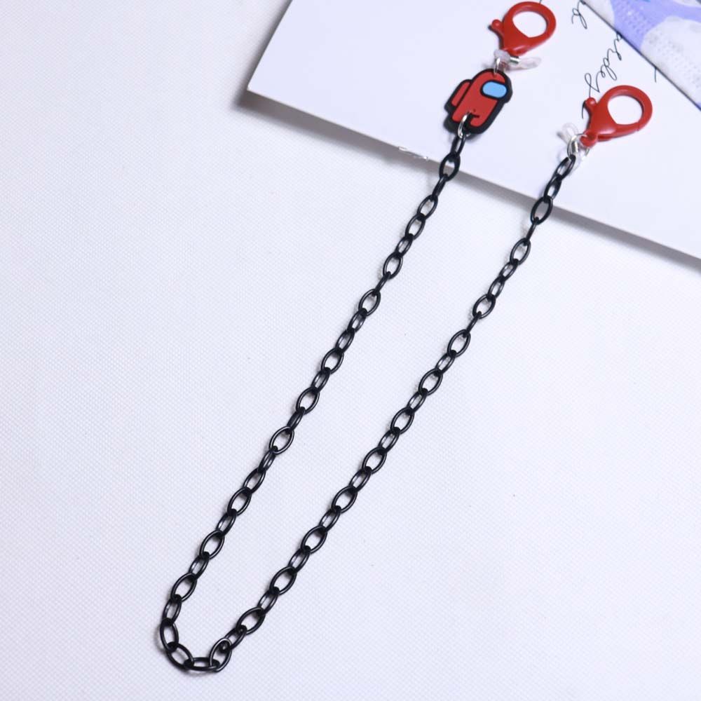 Dây đeo mắt kính bằng acrylic họa tiết dễ thương chống thất lạc tiện dụng cho học sinh