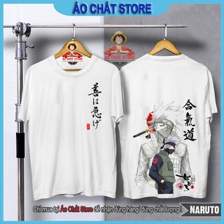 (VIDEO) BST Áo Kakashi Thư Pháp Cực Đẹp | Áo Thun Naruto Kakashi Đẹp NT04 | Áo Chất Store