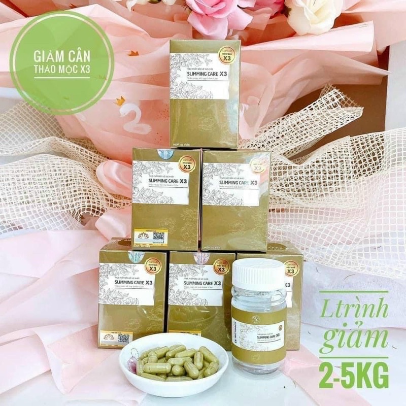 viên giảm mỡ Slimming Care X3 hộp 30viên
