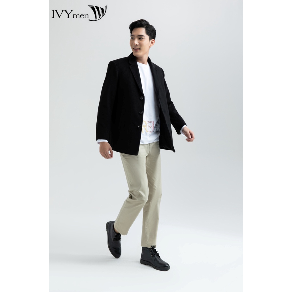 [NHẬP WABRTL5 GIẢM 10% TỐI ĐA 50K ĐH 250K ]Áo khoác dạ nam cổ 2 ve IVY moda MS 70E2840