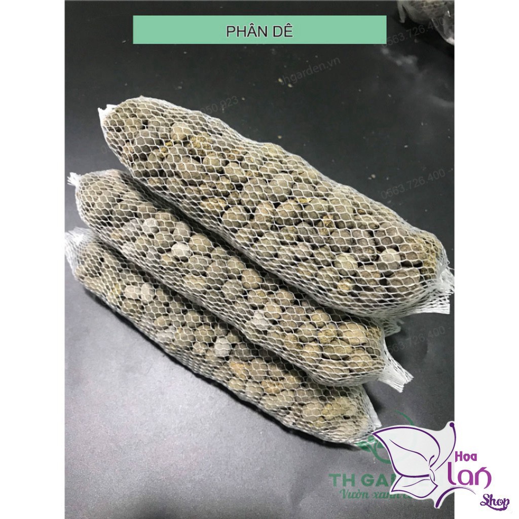 Phân Dê Túi Lưới ⚜️FREESHIP⚜️ Cho Lan Đã Qua Xử Lý - Túi lưới 20cm Tiện Dụng