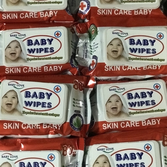 gói Khăn Giấy Ướt Baby Wipes Bịch 80g