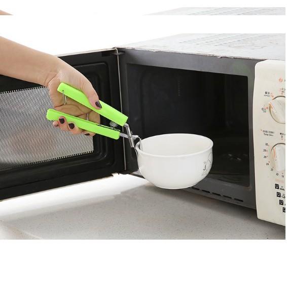 KMM - Bộ dụng cụ kẹp gắp đồ nóng 2 món có tay cầm tiện ích, chống nóng an toàn