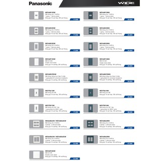 Mặt công tắc Panasonic WEV7061SW