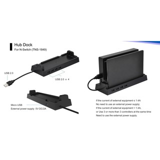 Bộ Chuyển Đổi Hub Nintendo Switch 2.0 Hub Dock Usb