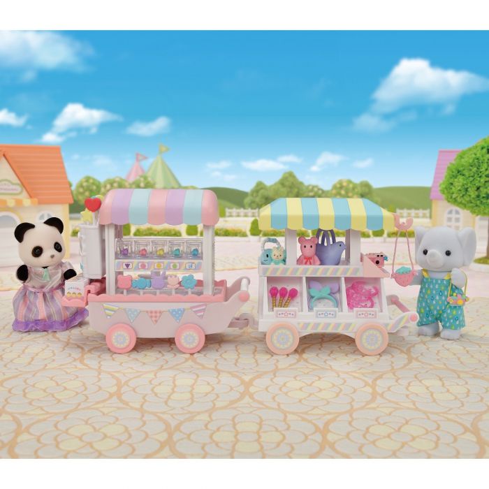 Đồ Chơi Sylvanian Families Xe Bán Kẹo Phiên Bản Giới Hạn Candy Wagon Limitted Edition