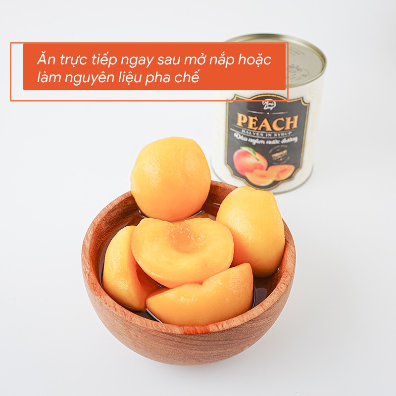 Đào Ngâm Nước Đường Thượng Hạng Quả To Asia Home 830 gram | BigBuy360 - bigbuy360.vn