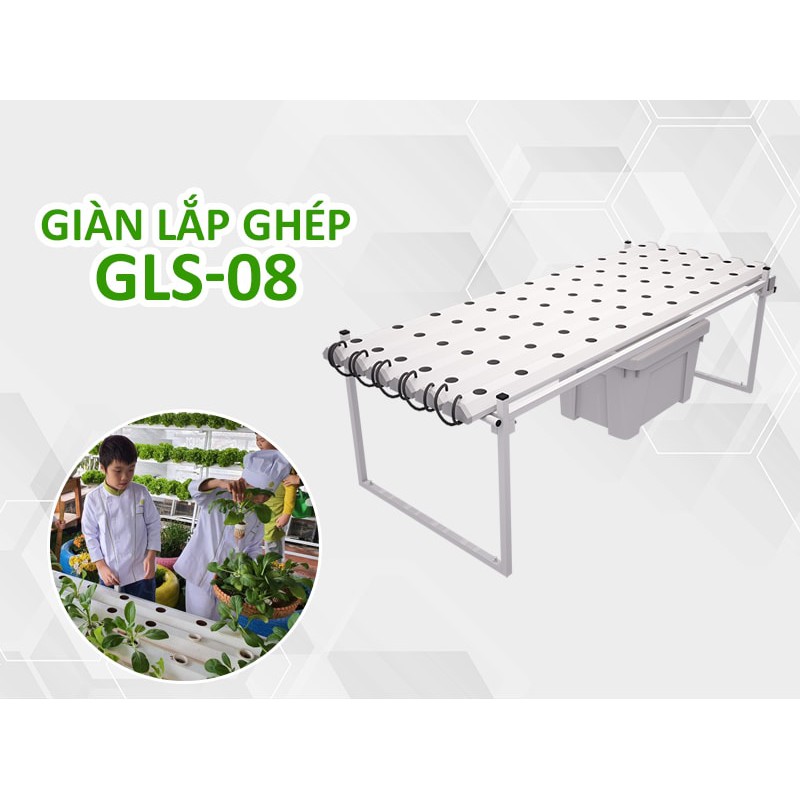 Giàn trồng rau thủy canh GLS08