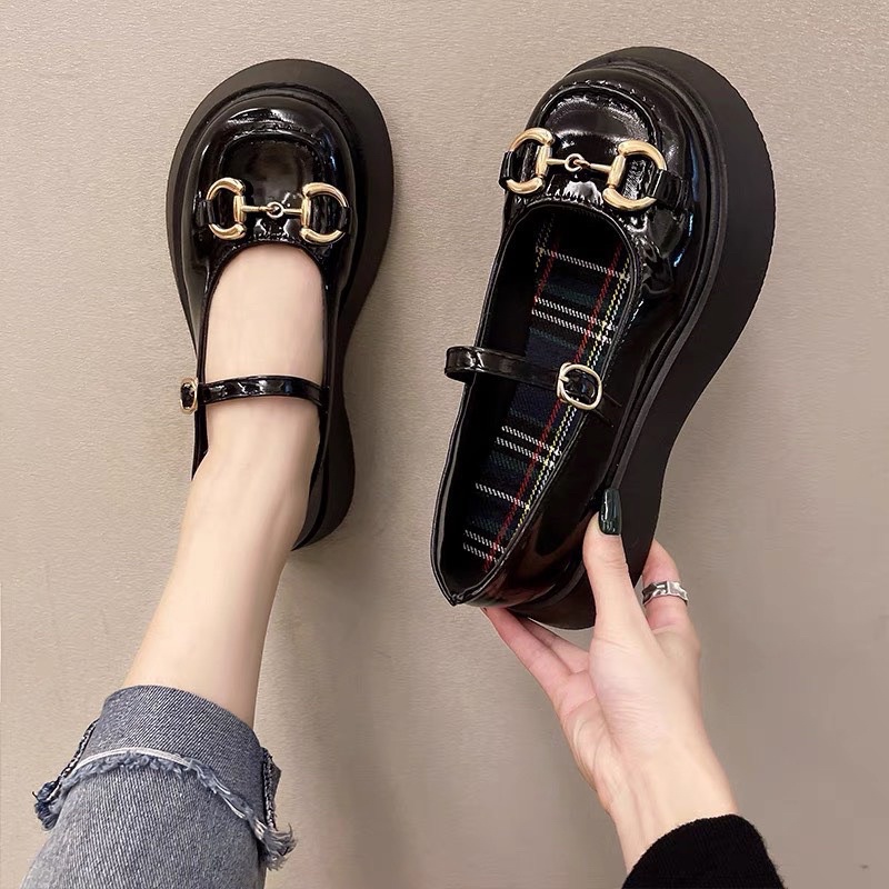 GIÀY NỮ MIX XÍCH MỚI dây ngang bánh bèo