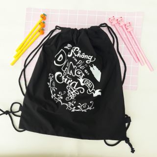 Ba lô dây rút dù thời trang