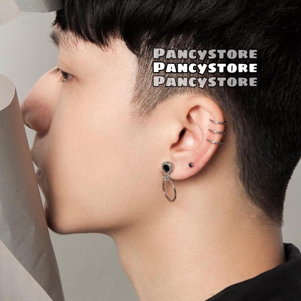 kẹp tai titan tam thanh không cần xỏ lỗ Unisex nam nữ