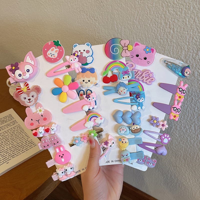 Kẹp Tóc Thiết Kế Hình Hoạt Hình Phong Cách Hàn Quốc Dễ Thương Dành Cho Trẻ Nhỏ 2022