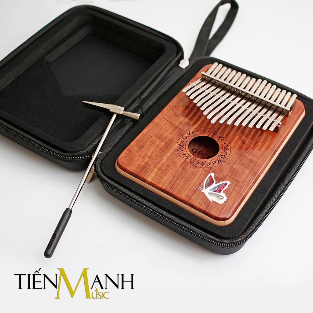 Đàn Kalimba Gecko 17 Phím K17SD Kèm Hộp Chống Sốc (Gỗ Đàn Hương Đỏ) - Nhạc Cụ Tiến Mạnh Music