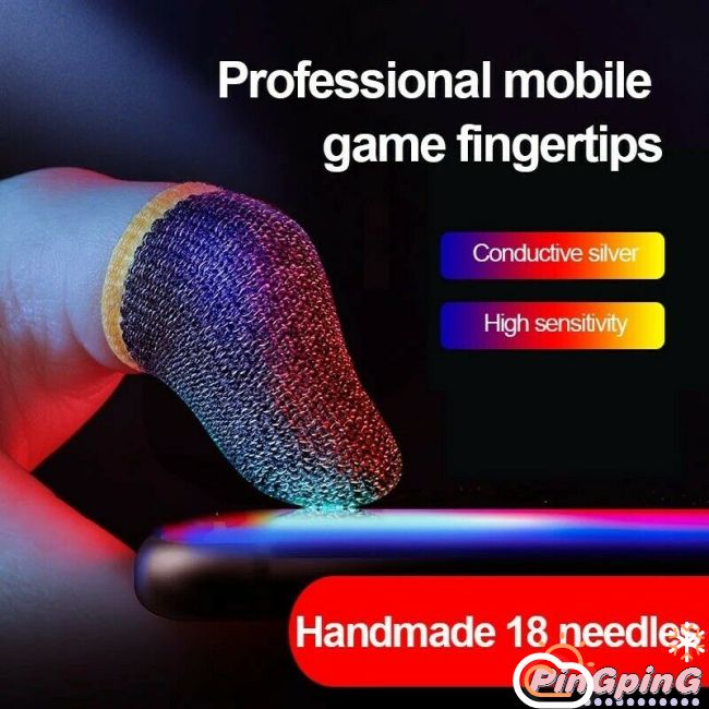 Cặp găng bọc ngón tay chơi game siêu mỏng thoáng khí chuyên dụng cho điện thoại cảm ứng