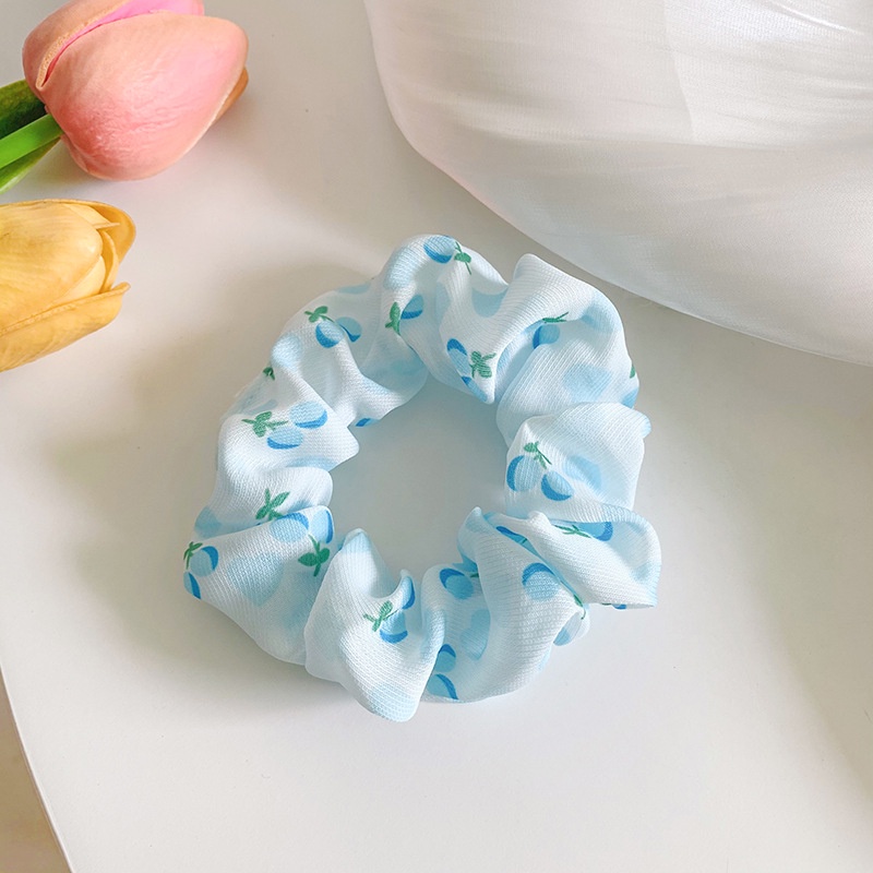 Dây cột tóc scrunchies hình trái cây nhiều màu siêu ngọt ngào style Hàn