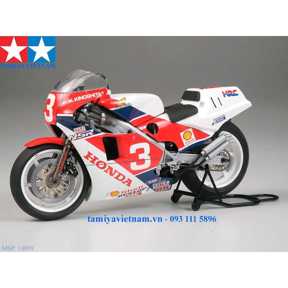 14099 Mô hình xe mô tô 1/12 SCALE Honda NSR 500 FACTORY COLOR
