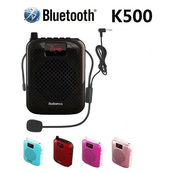 Micro Bluetooth Khuếch Đại Giọng Nói K500 Cho Giáo Viên Cikgu Sekolah Classroom