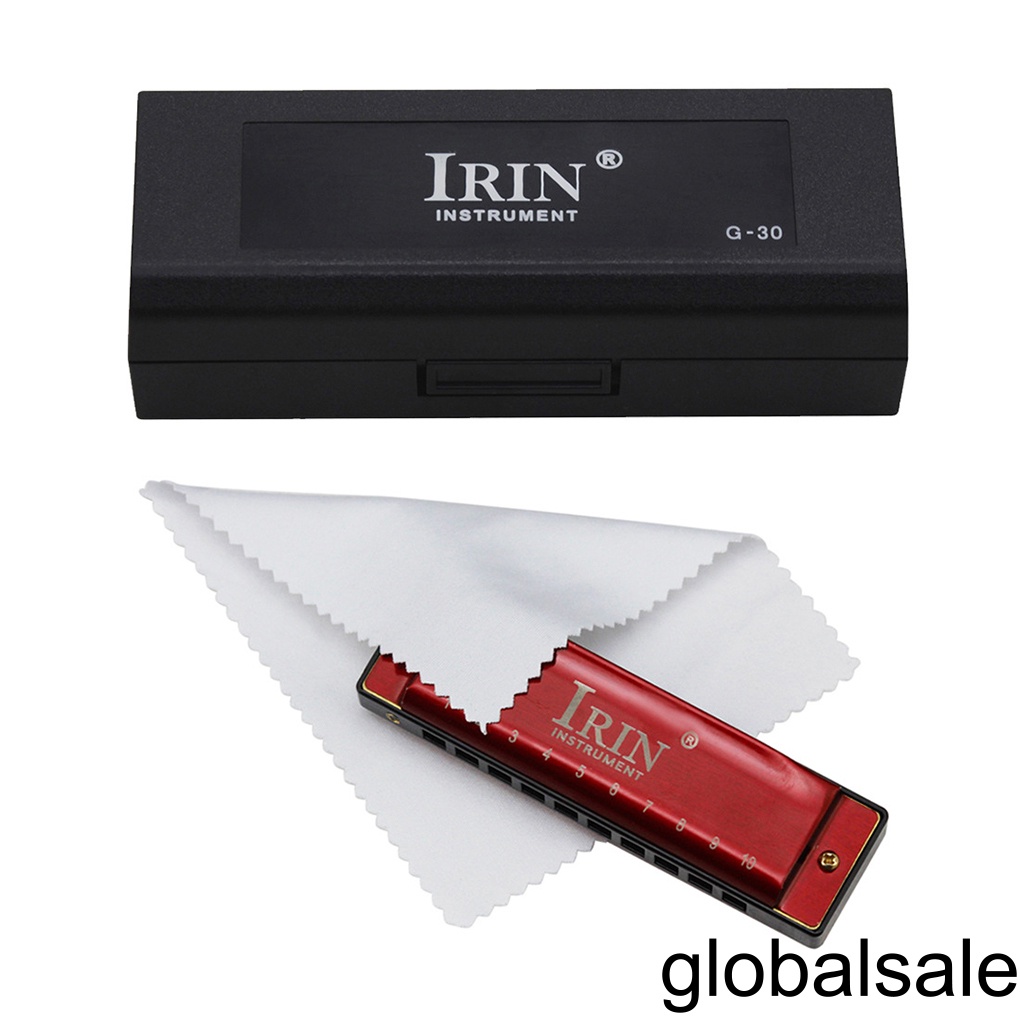 Kèn harmonica 20 tông G 10 lỗ thích hợp cho biểu diễn nhạc dân gian jazz rock