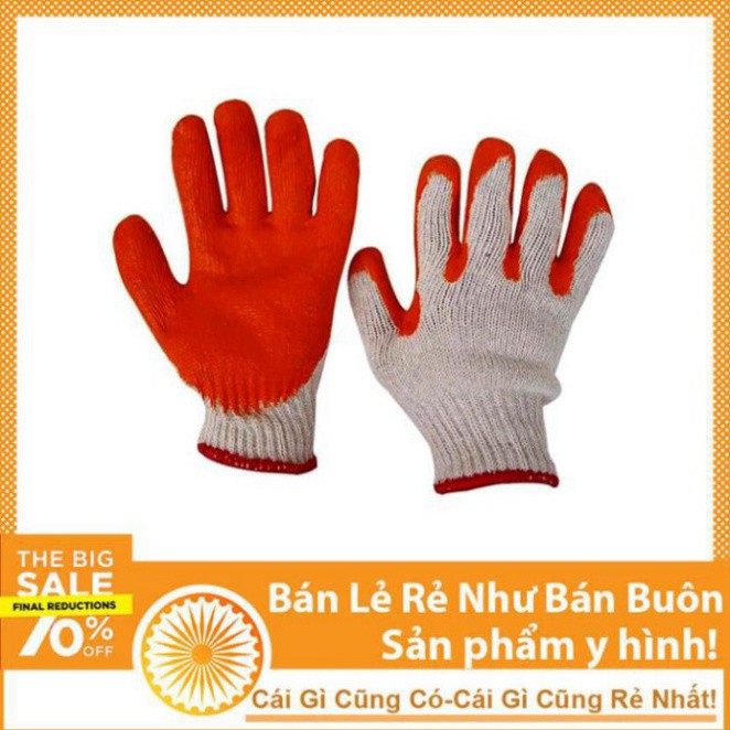 [Flash Sale] Găng Tay Sợi Cao Su Đỏ