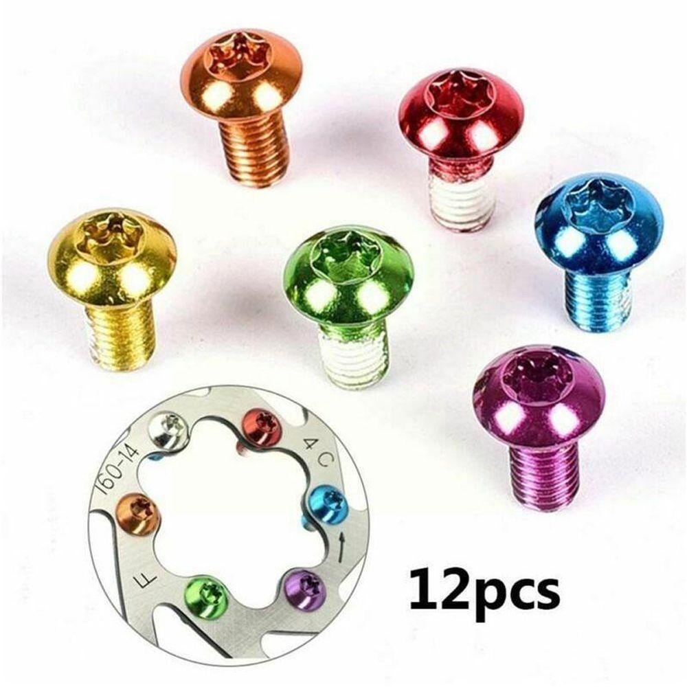 Bu Lông Đĩa Phanh Xe Đạp Bằng Thép Không Gỉ Nhiều Màu T25 Torx T25