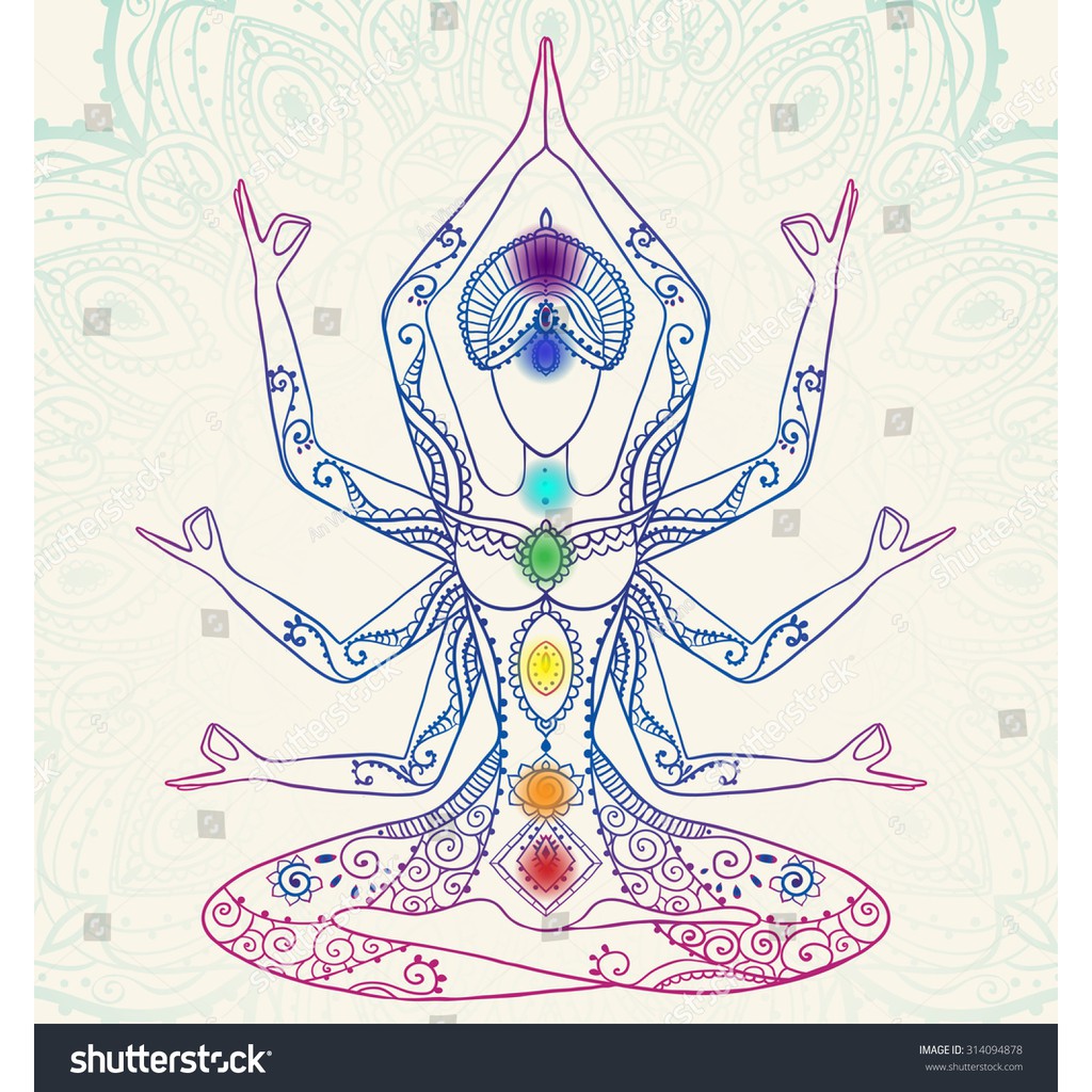 Tranh lụa 3d trang trí chủ đề Yoga Thước 1,5m x 2m YOGA 12