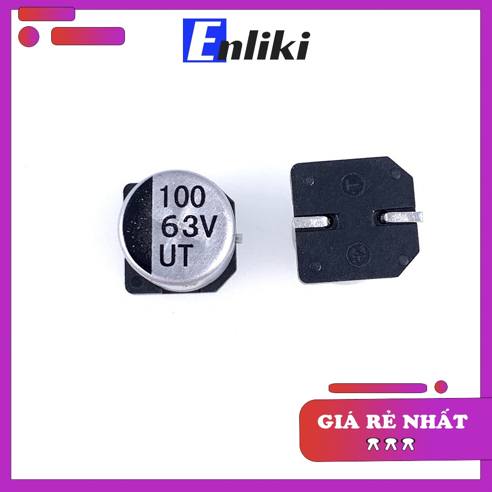 100uF 63V 10x10.2mm Tụ Nhôm