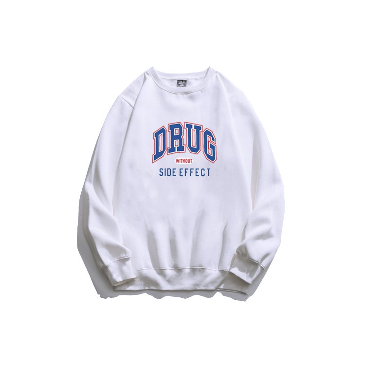 Áo Sweater DRUG 2 màu đen  trắng.dáng Unisex  (N369)