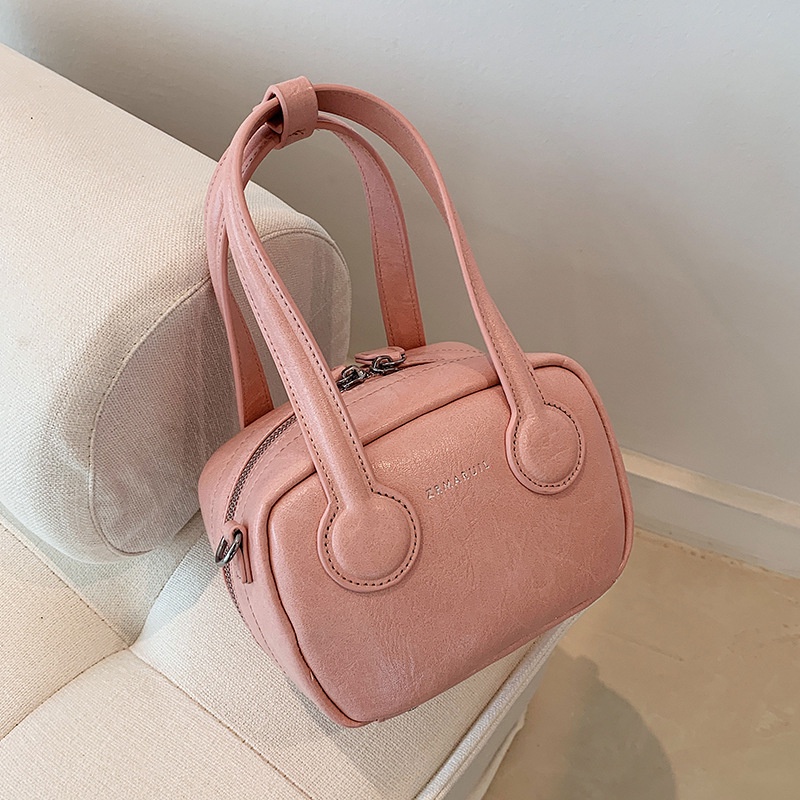 Túi Đeo Vai Hình Vuông Cỡ Nhỏ Màu Đen Phong Cách Hàn Quốc Thời Trang Cho Nữ